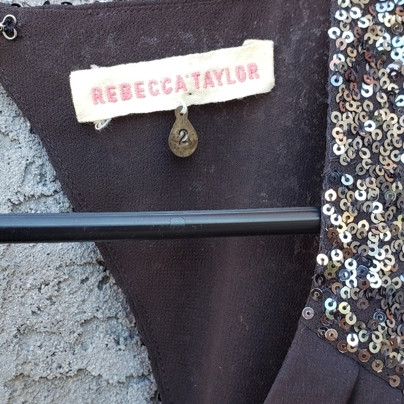 Rebecca Taylor steel sequin romper, - Picture 7 of 15